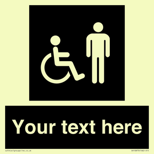 Custom information: black panel disabled and male